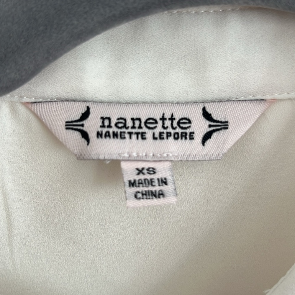 Nanette Lepore Sheer Button Down - Picture 4 of 4
